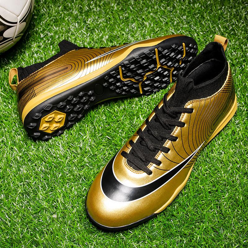 

Popular youth football shoes professional game shoes non-slip and wear-resistant spot straight hair lightweight breathable spike shoes 35