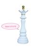 "Luxury Resin Chinese Chess Set: King, Queen, War Horse Pieces & Chessboard"
