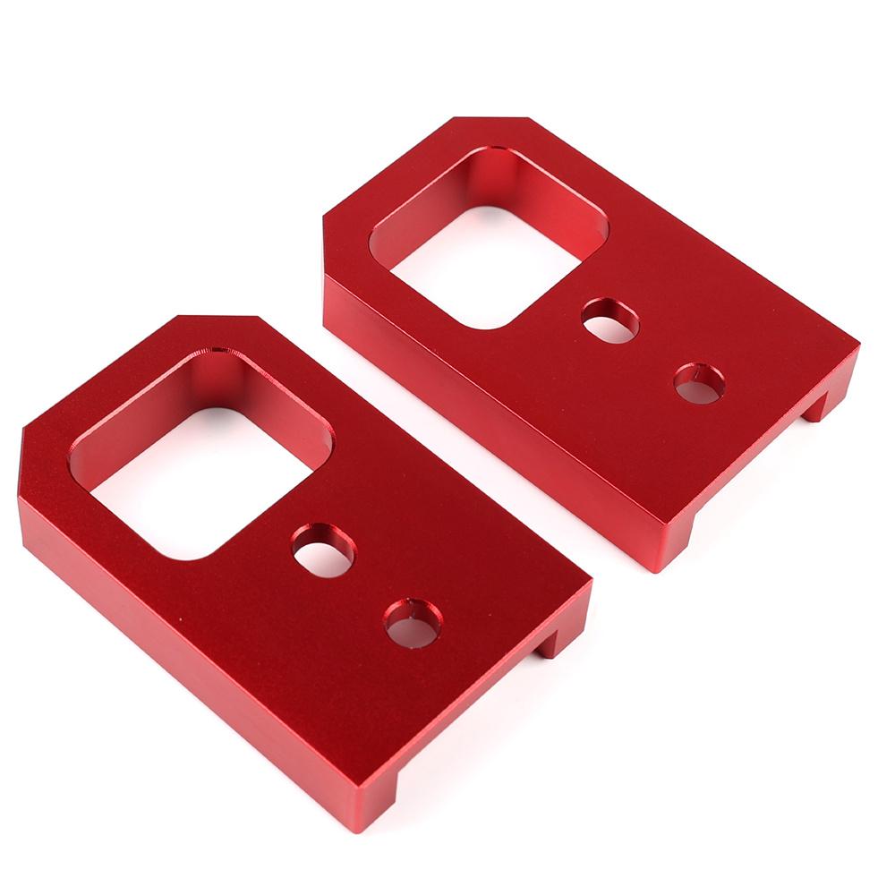 2pcs Red Front Tow Trailer Hitch Tow Hook Hitch Receiver For Toyota Tacoma 2024-2025