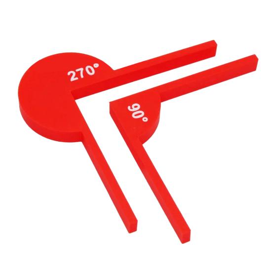 Angle Measuring Instruments Mathematics Teaching Tools Geometric Angle Display Recognition Tools for Mathematics Learning Classroom Home Use