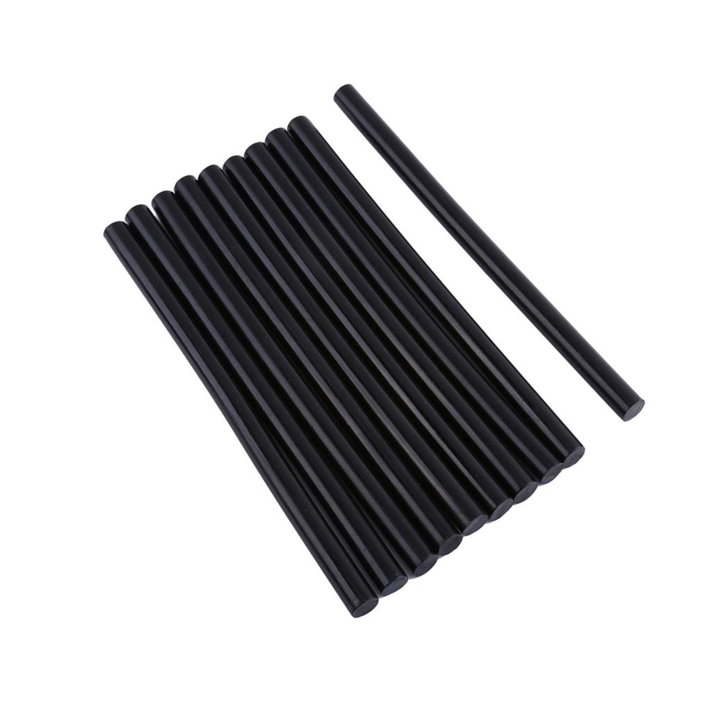 10Pcs black  7mm   11mm Hot Melt Glue Sticks For Electric Glue Gun DIY  Stick(11*200mm)