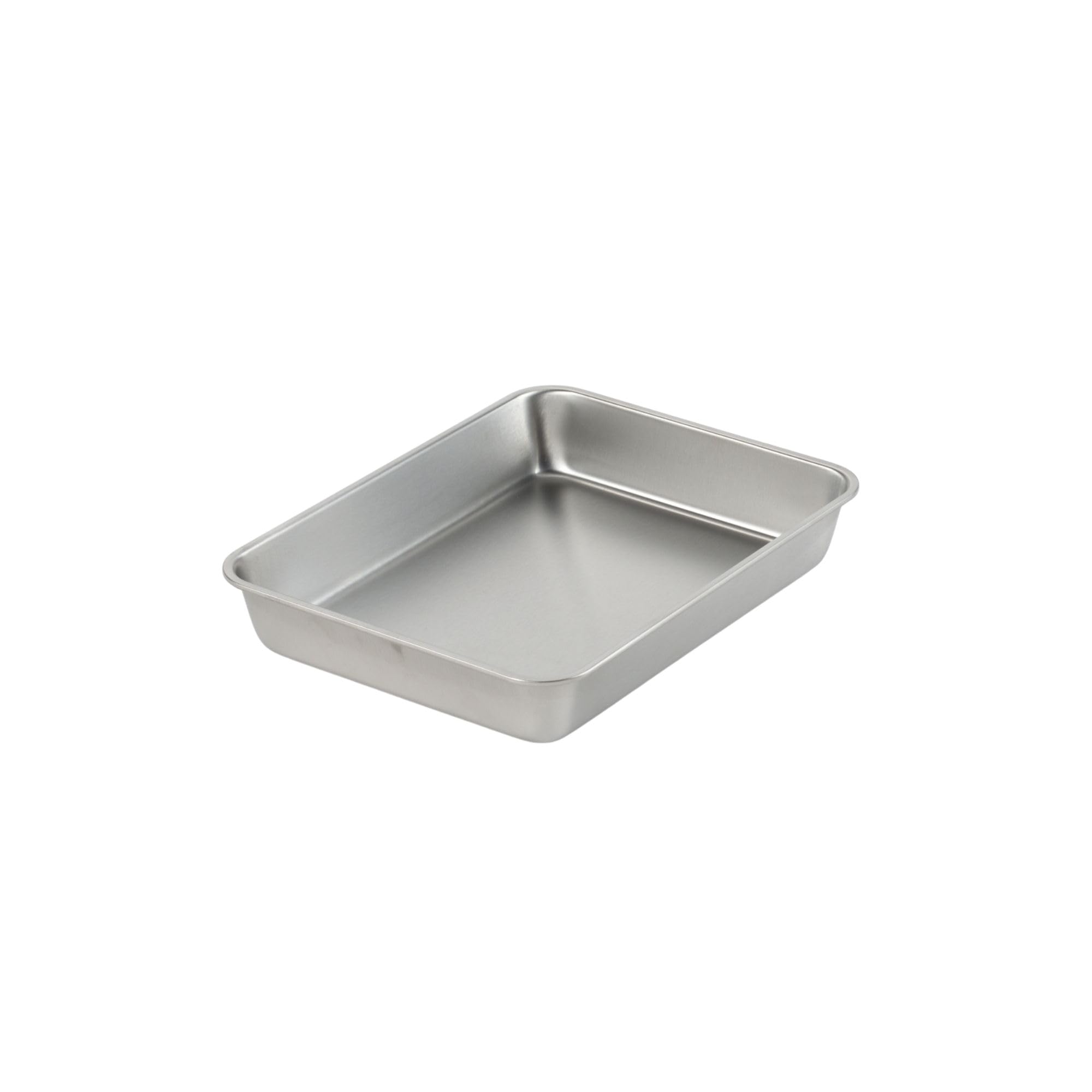 

Takagi TAKAGI Stainless Steel Square Suitable for Food Preparation and Temporary Made in Japan Tray, Matte, 18-Piece Capacity, Approx. 1.9L, Storage,