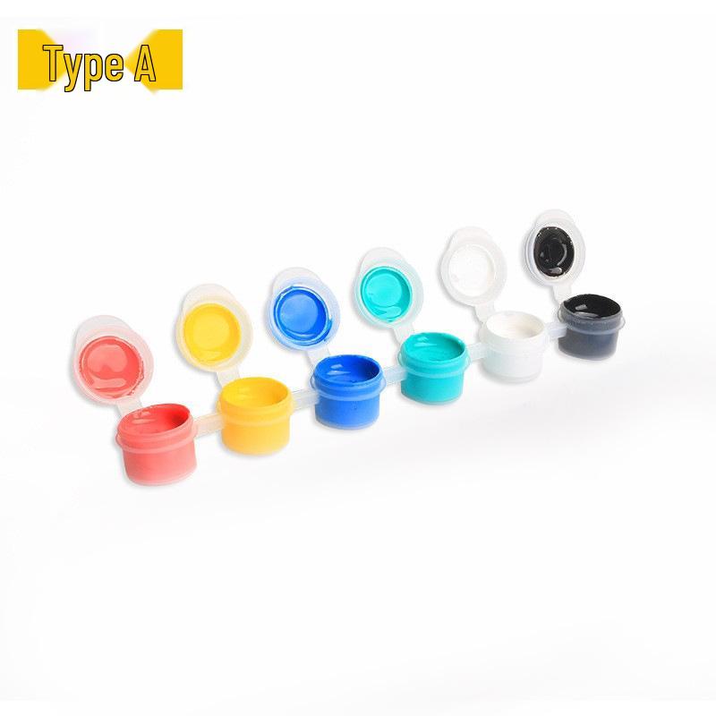 12-Color Children s DIY Graffiti Art Set - 3ml Acrylic Paint for Plaster & Kites