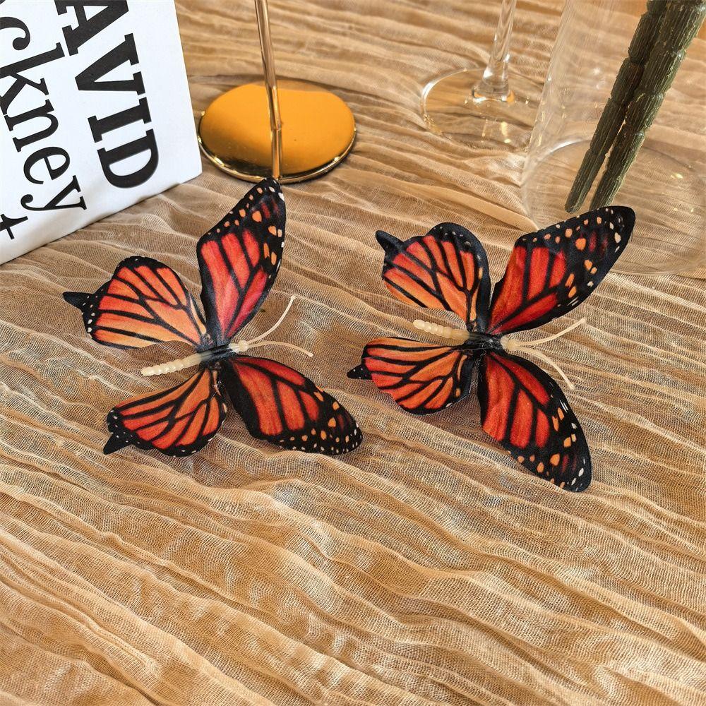 Sandals Decorations Flower Shoe Accessories Vacation Style DIY Shoe Buckle Butterfly Orchid Shoes Charms Shoe Accessories