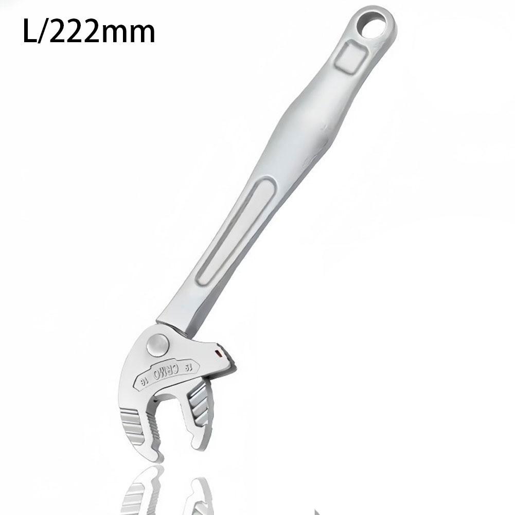 For Automotive Repair, Plumbing Heavy-Duty Industrial Crab Claw Wrench - Quick-Adaptive Ratchet, Wide Jaw Adjustable Tool