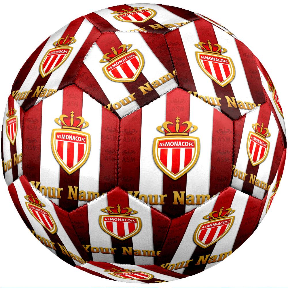 Monaco FC Fashion Size 5 Football Wearproof Non‑Slip Soccer Ball For Sports Training Entertainment Use