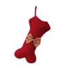 Exquisite Xmas Tree Ornament Portable Candy Stockings Creative Dog Bone Christmas Ornament  Gift