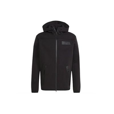 Sports Hooded Jacket Men Outerwear Black H31037