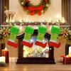 Kerstkousen met letters om op te hangen Leuke Kerstsokken Snoep Cadeauzak Kerstdecoraties Voor Huisfeest