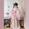 Nouveau Hanfu Dynastie Tang pour Femmes 2026: Ensemble jupe plissée et manches d'eau brodées Qi-Xiong pour un port quotidien Printemps/Été