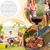 201 Stainless Steel round BBQ Grill Mesh Home Roast Nets Bacon Grill Tool Iron Nets barbecue accessories non-stick BBQ Mat Grid