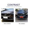 Für Volvo S60 V60 Frontgrill Netz Dekoration Streifen Netz Modifizierte Aufkleber Mittelgrill Abdeckung Zierleiste
