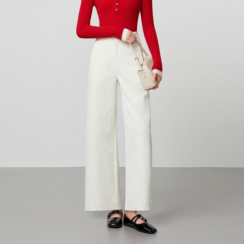 FivePlus Women's Casual Straight-Leg Suit Pants