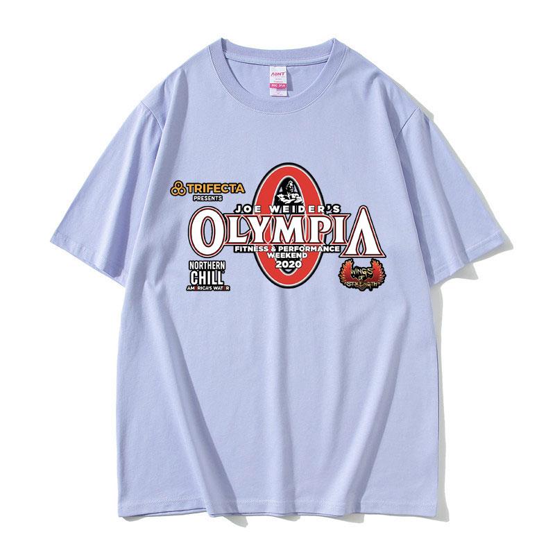 Olympia Gym Fitness Pump Cover Graphic Tshirt Unisex Women Fashion Vintage Tshirt Male Casual Cotton Oversized Short Sleeve Tees