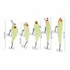 with Treble Hooks Fishing Crankbait Kit Luminous Fishing Baits Kit  Saltwater Freshwater