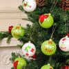 Christmas Green Plastic Ball Christmas Tree Decoration Ball Festive Atmosphere Ornaments