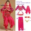 Costume da Danza Indiana per Bambini: Costume per Esibizione di Danza del Ventre e Minoranze dello Xinjiang per Bambina