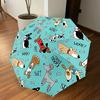 1PC Doggy Sit Umbrella-8-Rib Reinforced, Automatic Open, Lightweight & Durable, Cute Fashion Accessory for Outdoor-A1260