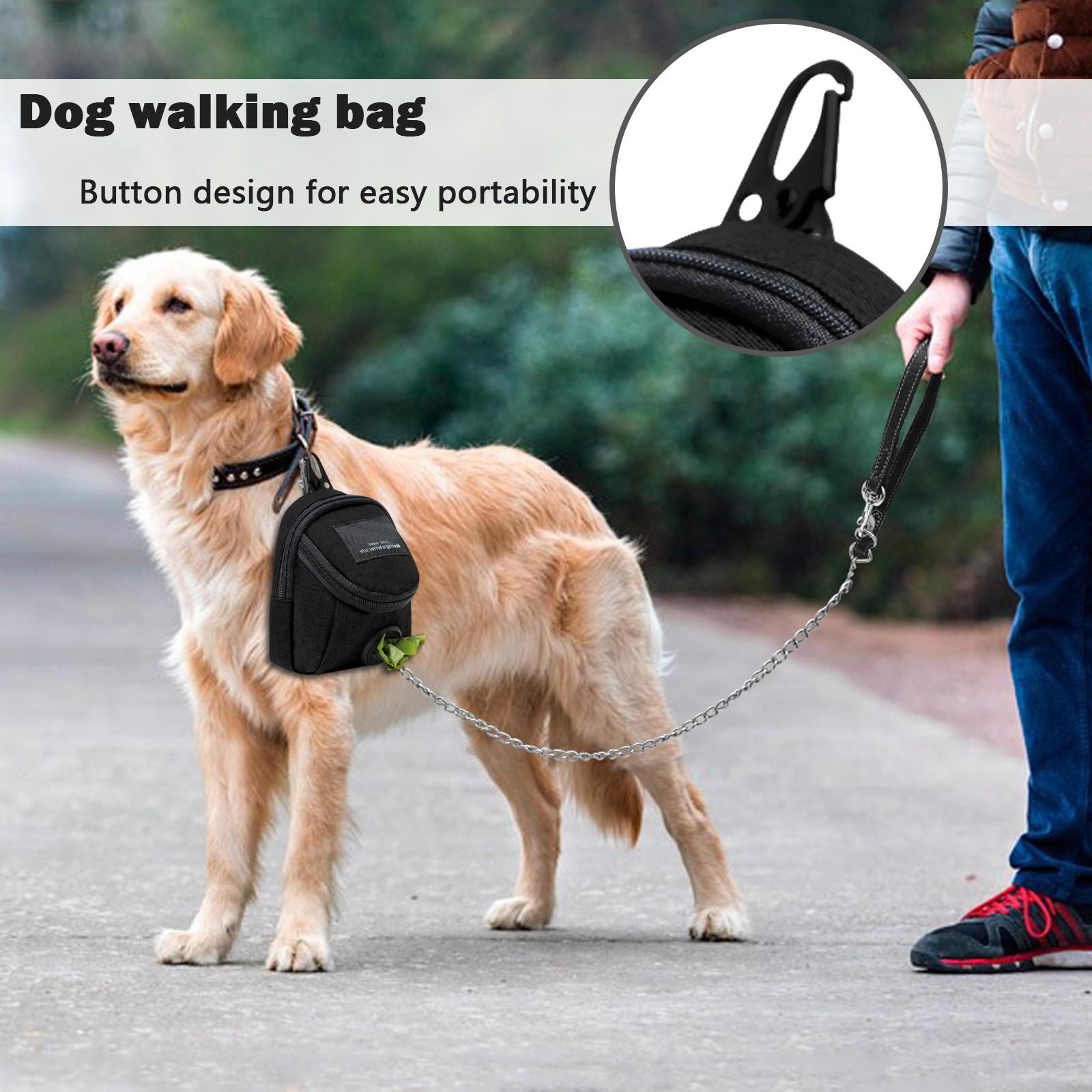 

Сумка для выгула собак Мешок для собачьих фекалий Мешок для домашних животных Мешок для закусок для выгула собак Мешок для мусора для домашних животных чёрный