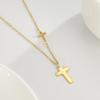 Cazador Jesus Religious Jewelry Double Cross Choker Necklaces Stainless Steel Gold Color Chain Necklaces for Women Girls 2026