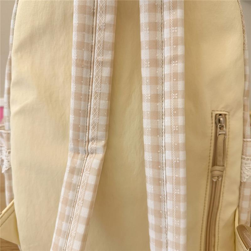 Mochila Escolar Xadrez para Estudantes Mochila Feminina