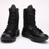 Men Ankle Work Boots Combat Shoes Super Light Tactics Boots Desert Shoes Breathable Boots Black High Top Men's Shoes