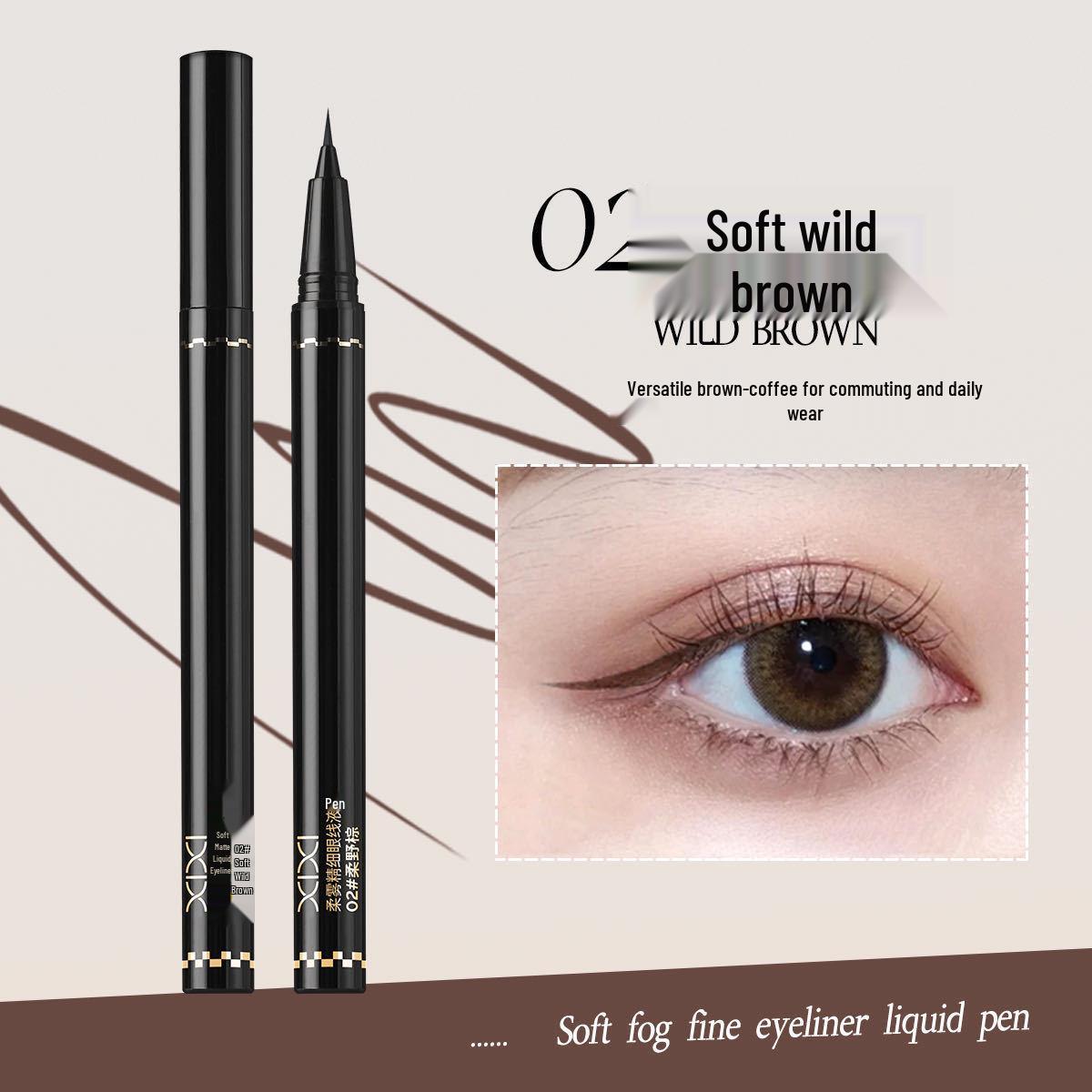 

Makeup Xixi Ultra-Fine Soft Mist Eyeliner: Waterproof, Sweat-Proof, Long-Lasting, No Smudge, Perfect for Lower Lash Line & Waterline.