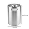 Mini Bierfass aus Edelstahl mit Spiraldeckel Praktische Heim- und Hotelbedarf(5L)
