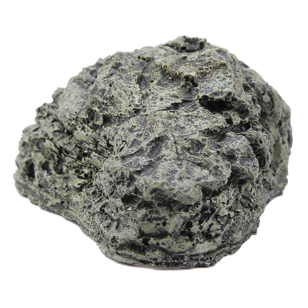 Resin Reptile Hiding Habitat Wide Flat Top Aquarium Hide Decoration Turtle Basking Cave Turtles