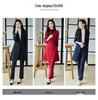 Damen Midilanger Roter Trenchcoat Anzug - High-End Businesskleidung für Herbst/Winter 2025