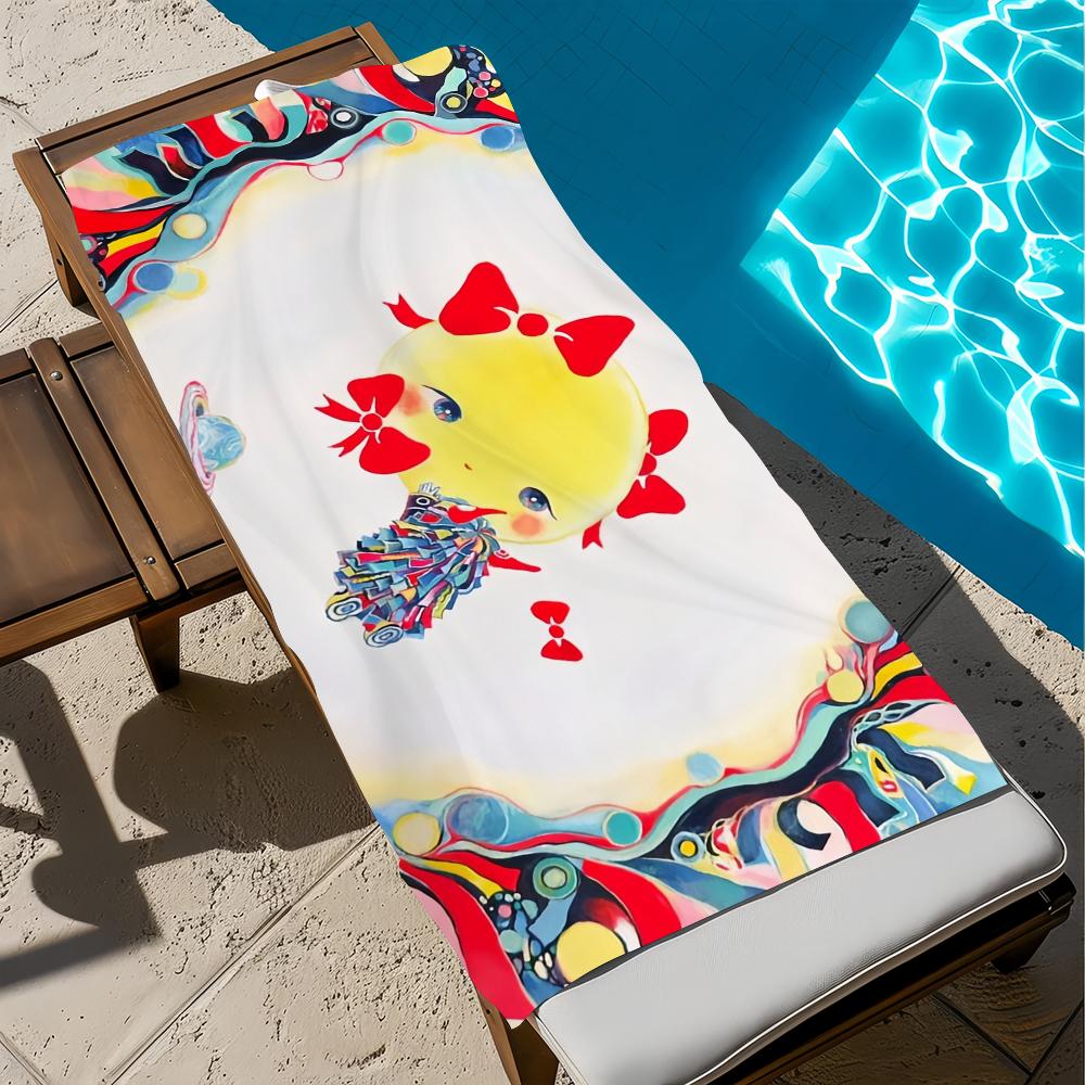 Singer K-kikuo Color Towel Beach Quick Dry Soft Pool Towels Gift for Travel Gym Shower Camping sports