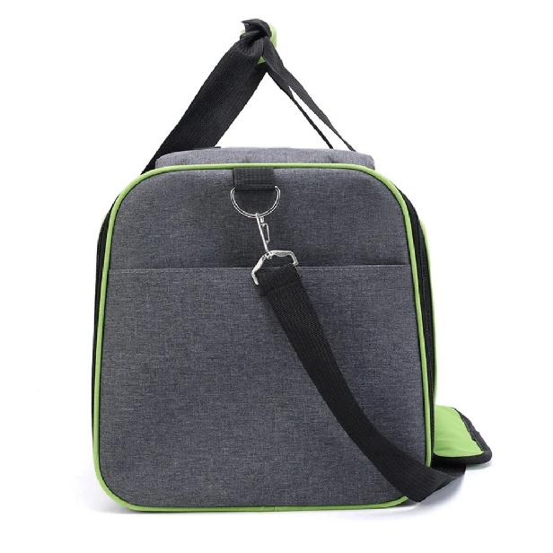 Collapsible Pet Bag for Outdoor Travel Portable Expandable Backpack Shoulder Cat Carrier Bag Handheld Dog Travel Carrier for Car