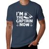Im The Captain Now Boat Boating Ship Captain Skipper Tshirt Functional Casual Short Sleeve Tee