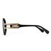 Lunettes de soleil Aviateur Populaires Transfrontalières pour Hommes Photographie de Rue Européenne et Américaine Rétro Moderne Lunettes Crapaud