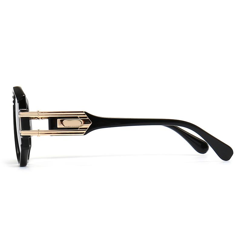 Lunettes de soleil Aviateur Populaires Transfrontalières pour Hommes Photographie de Rue Européenne et Américaine Rétro Moderne Lunettes Crapaud