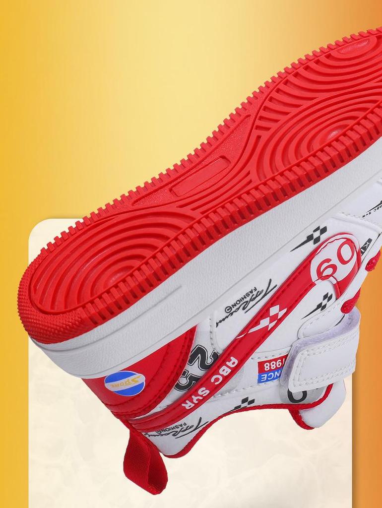Boys' 2025 Autumn Waterproof Leather Sneakers: Stylish, Casual Sports Shoes for Elementary School Kids