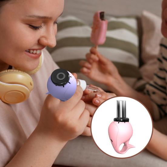 

Силиконовый держатель для флакона лака для ногтей, непроливаемый инструмент для дизайна ногтей, носимое кольцо для лака для ногтей, портативный органайзер для лака для ногтей, подарки для начинающих фиолетовый