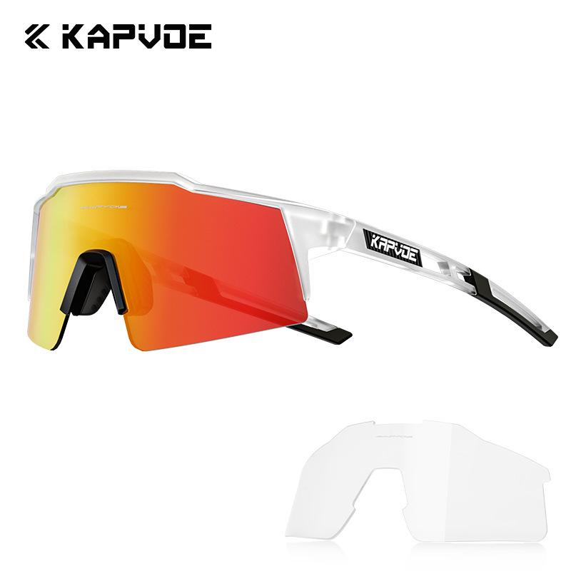 KAPVOE Color-Changing Windproof Cycling Goggles for Men and Women