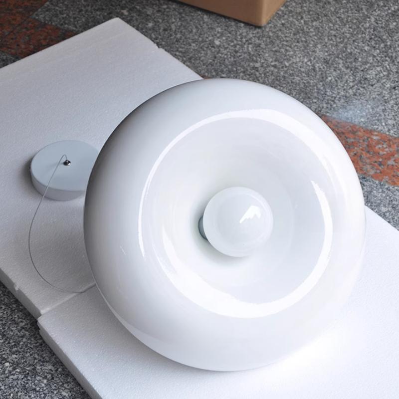 Doughnut Aluminum Material Minimalism Pendant Lamp Nordic Modern Restaurant Hot Pot Coffee Shop Chandelier LED Light Luster