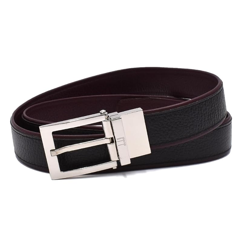 

dunhill DUNHILL belt men s reversible square rivet black bordeaux HPR260A42 [product]