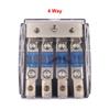 Zinc Alloy Nickel Plating Mini Fuse Holder Stereo Audio AFS Fuse Holder Power Distribution Block Fuse Box Car Audio Modification