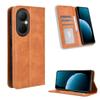 For Huawei Enjoy 80 Leather Case Wallet Stand Retro Texture Phone Cover