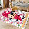 1pcOffice Carpet, Desk Mat, Gift for Home Decor, Minnie Mouse Theme Rug, Cute Cartoon Flooring, Room Decoration, Soft Non-Slip Mats