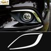 Chrome Front Fog Light Lamp Cover/Trim Strip For Mazda 6 Atenza Gj 2014-2016 New