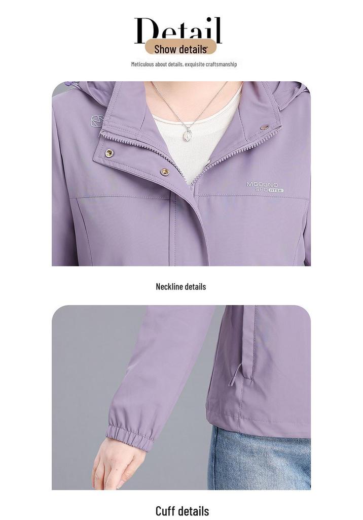2026 New Elegant Spring Jacket for Stylish Moms - Lightweight, Mid-Age & Elderly, Short Style for Spring & Autumn