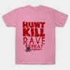 T Shirt Women Hunt Kill Rave Repeat Harajuku Print Kawaii Tshirt Summer Short Sleeve Female T-Shirt Top Tee