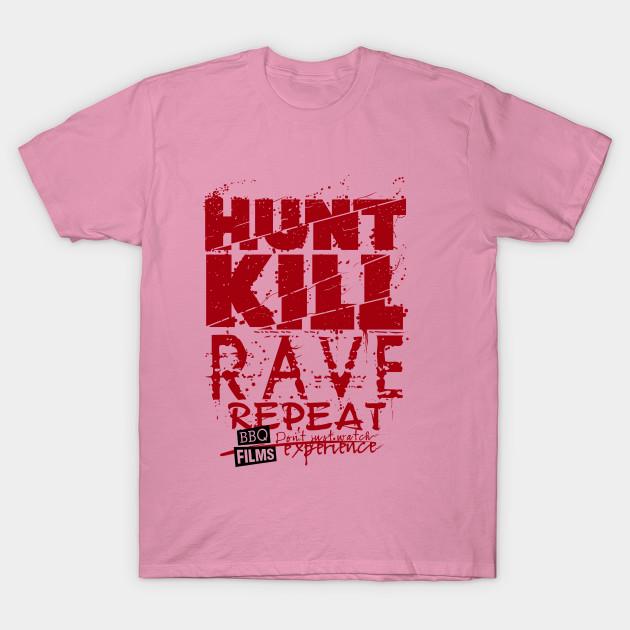 T Shirt Women Hunt Kill Rave Repeat Harajuku Print Kawaii Tshirt Summer Short Sleeve Female T-Shirt Top Tee