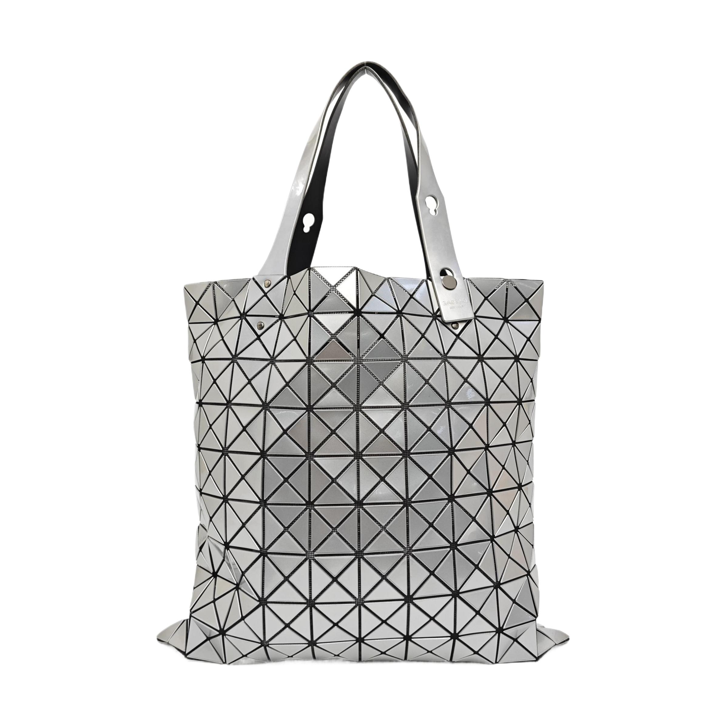 [Pre-Owned] Prism Large Silver Special Material Geometric Tote Bag - Good #SPHCJJ ONE SIZE