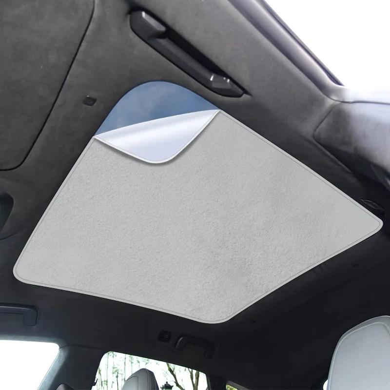 Car Suede Fabric Electrostatic Adsorption Sunroof Sunshade For ZEEKR 001 2022-2026 Anti-UV Heat Insulation Skylight Accessories