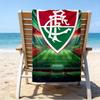 Flumi-nense Football Crest Printed Beach Towel, Super Soft Microfiber, Perfect Gift Birthday, for Pool, Beach, Travel, for Family and Friends